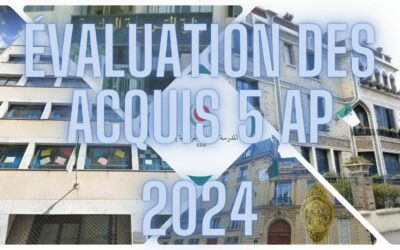 ÉVALUATION DES ACQUIS 5AP