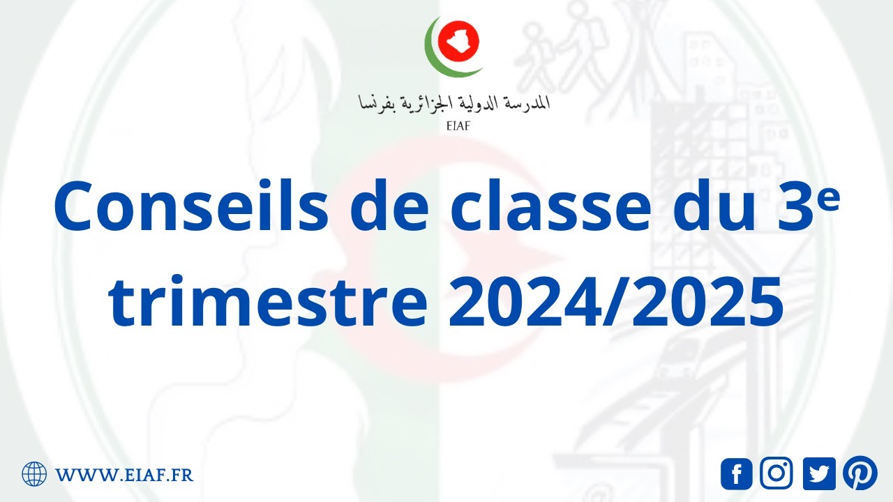Conseils de classe Conseils de classe
