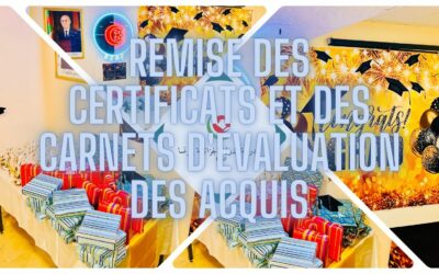 Cérémonie de remise des acquis – Année scolaire 24/25